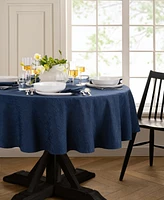 Continental Solid Texture Water and Stain Resistant Tablecloth