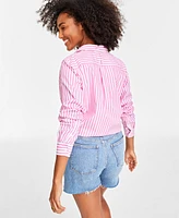 On 34th Women's Collared Button-Down Shirt, Created for Macy's