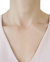 16" Bismark Link Chain Necklace (1-1/2mm) in 14k Gold