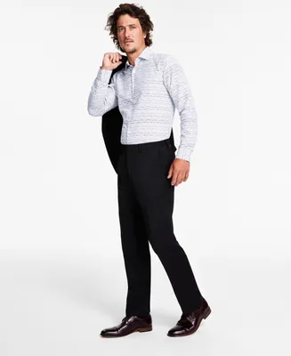 Tayion Collection Men's Classic-Fit Black Double-Breasted Blazer - Macy's