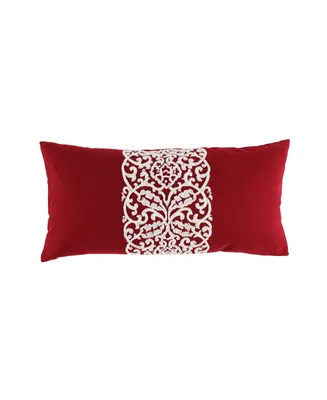Levtex Kimpton Embroidered Decorative Pillow, 24" x 12"
