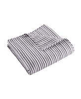 Levtex Tobago Stripe Reversible Quilted Throw, 50" x 60"