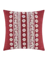 Levtex Khotan Embroidered Decorative Pillow, 18" x 18"
