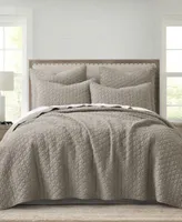 Levtex Homthreads Rowan Enzyme Wash Quilt Sets