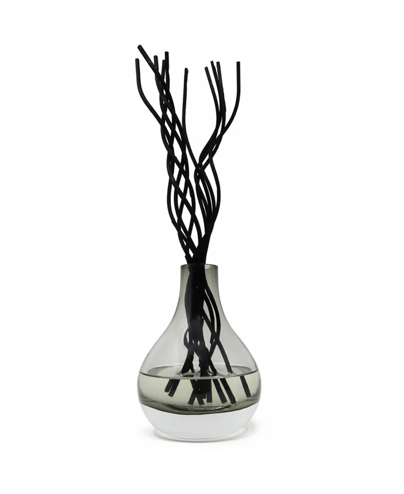 Vivience Gray Tinted Diffuser with Black Curved Reeds