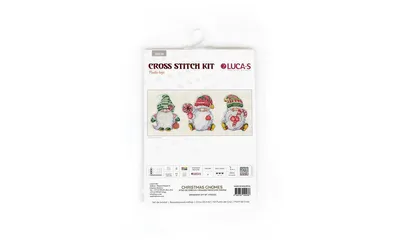 Luca-s Christmas Gnomes JK030L Counted Cross-Stitch Kit - Assorted Pre