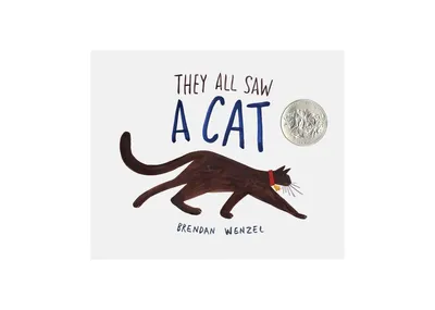 They All Saw A Cat (Cat Books for Kids, Beginning Reading Books, Preschool Prep Books) by Brendan Wenzel