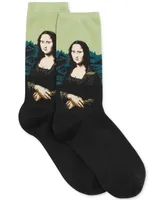 Hot Sox Women's Mona Lisa Artist Series Fashion Crew Sock