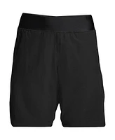 Lands' End Plus 9" Quick Dry Modest Swim Shorts with Panty
