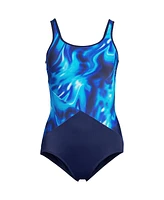 Women's Plus Size Dd-Cup Chlorine Resistant Soft Cup Tugless One Piece Swimsuit