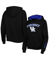 Women's Colosseum Kentucky Wildcats Arch & Logo Pullover Hoodie