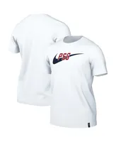 Men's Nike White Paris Saint-Germain Swoosh T-shirt