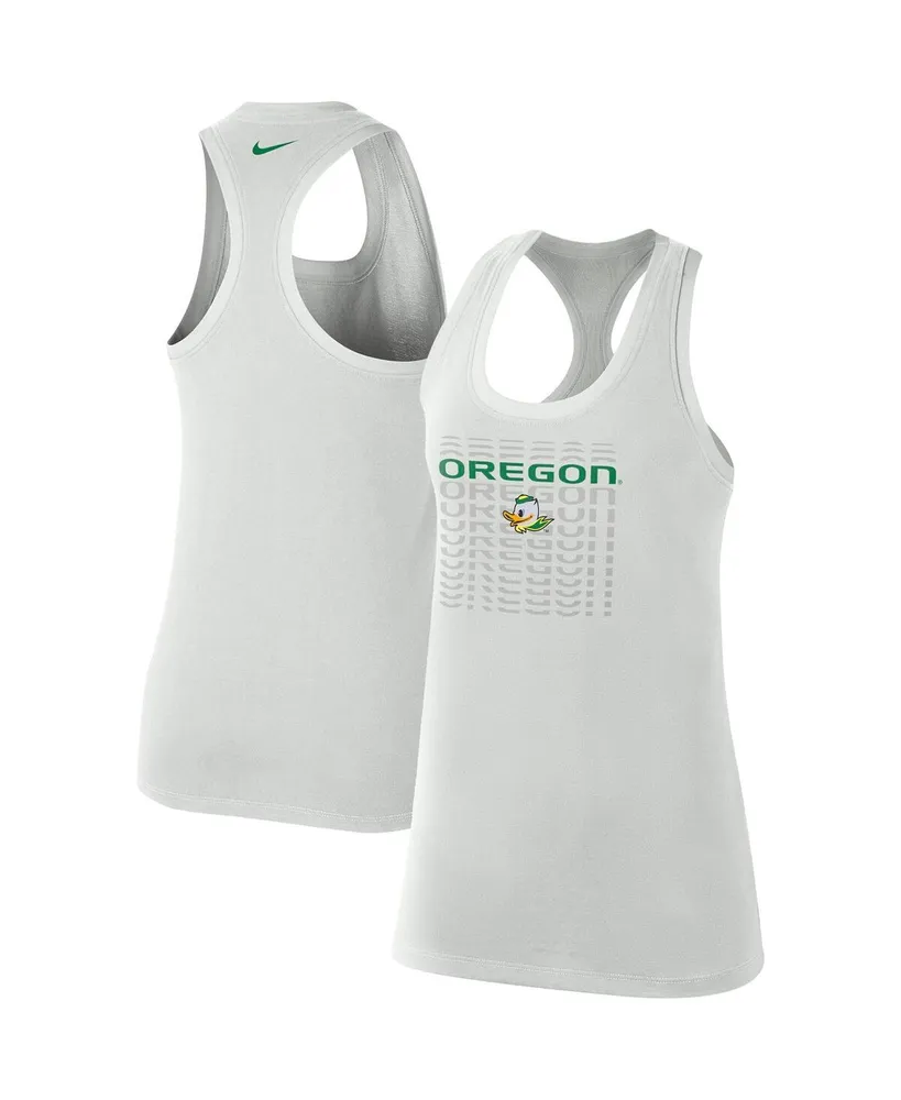 Women's Nike Gray Oregon Ducks Game Time Tank Top