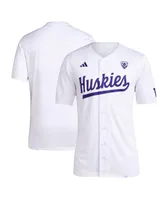 Men's adidas White Washington Huskies Team Baseball Jersey