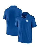 Men's Fanatics Royal Kentucky Wildcats Striated Primary Logo Polo Shirt