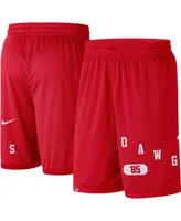 Men's Nike Red Georgia Bulldogs Wordmark Performance Shorts