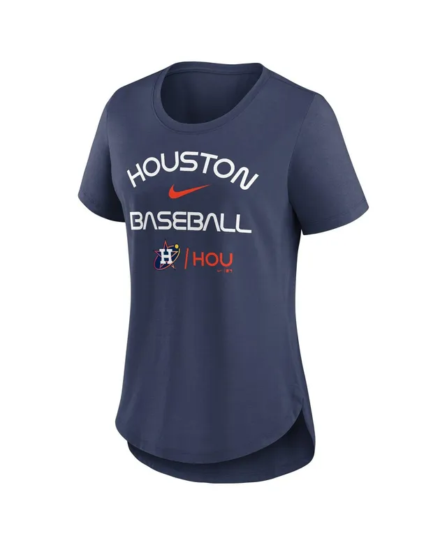 KTZ Houston Astros Big Girls Flip Sequin T-shirt in Blue