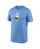 Men's Nike Light Blue Milwaukee Brewers City Connect Logo T-shirt