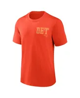 Men's Nike Orange Detroit Tigers Statement Game Over T-shirt