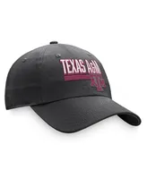 Men's Top of the World Charcoal Texas A&M Aggies Slice Adjustable Hat