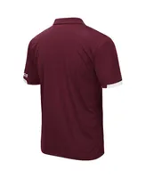 Men's Colosseum Maroon Mississippi State Bulldogs Big and Tall Santry Polo Shirt