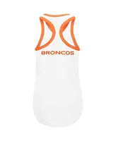 Women's G-iii 4Her by Carl Banks White Denver Broncos Tater Tank Top