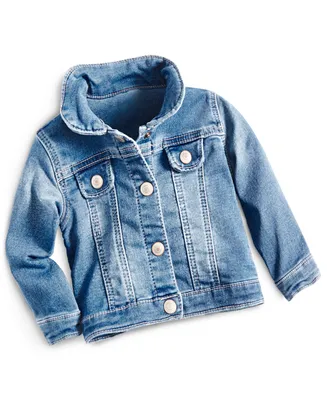 First Impressions Baby Girls Denim Jacket, Created for Macy's