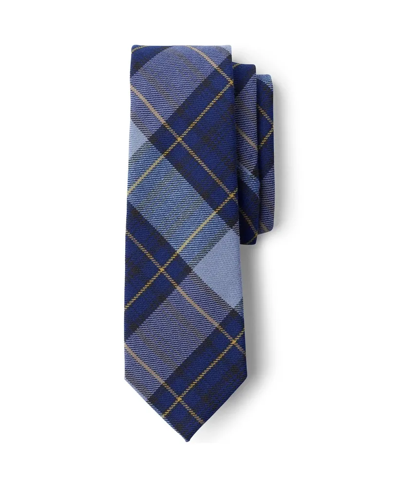 Lands' End School Uniform Kids Plaid To Be Tied Tie