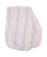 Stephen Joseph Baby Girls 2-Piece Muslin Rainbow Burp Cloth Set