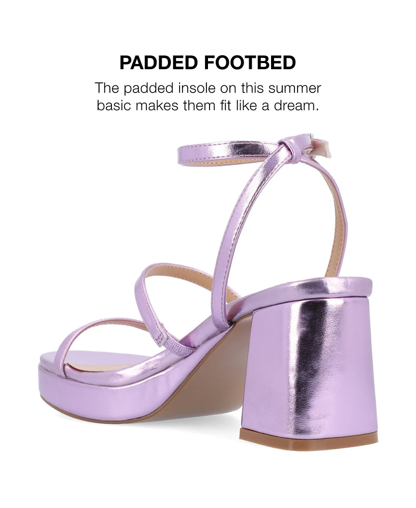 Journee Collection Women's Samilee Platform Sandals