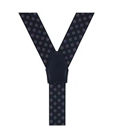 Trafalgar Men's Luxe Diamond Elastic Button End Suspenders