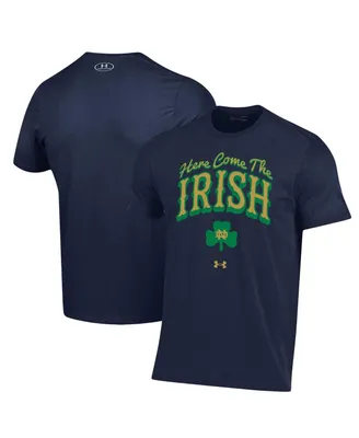 Men's Under Armour Navy Notre Dame Fighting Irish Here Come The T-shirt