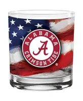 Alabama Crimson Tide 14 Oz Americana Rocks Glass