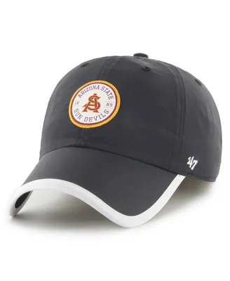 Men's '47 Brand Black Arizona State Sun Devils Microburst Clean Up Adjustable Hat