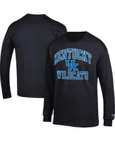 Men's Champion Black Kentucky Wildcats High Motor Long Sleeve T-shirt