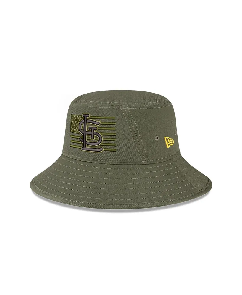 Men's New Era Green St. Louis Cardinals 2023 Armed Forces Day Bucket Hat