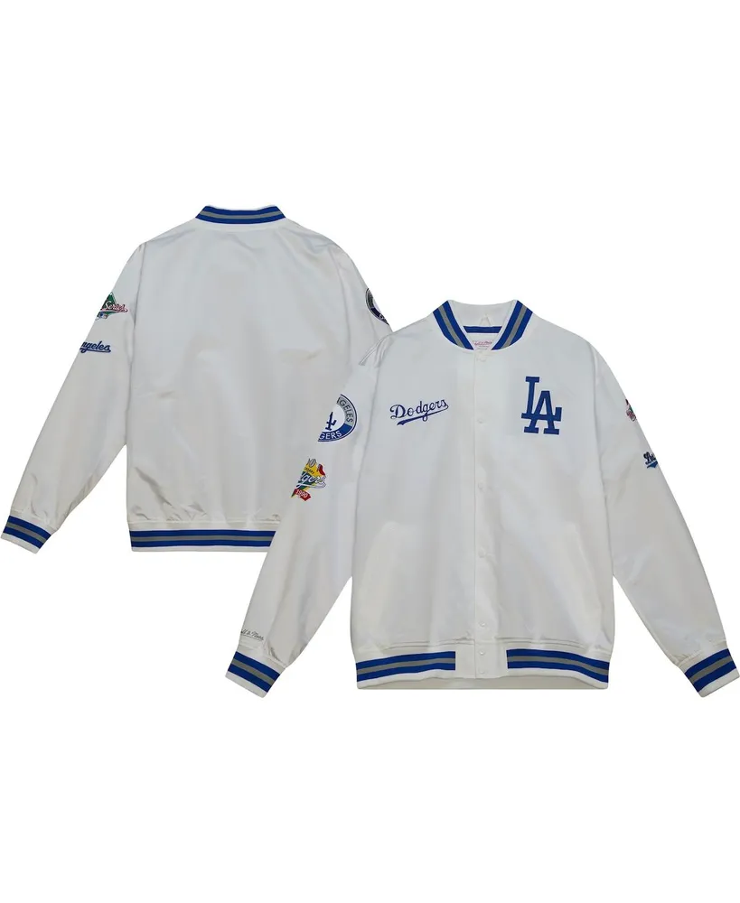 Mitchell & Ness Los Angeles Dodgers Youth Colorblocked Satin Jacket - Macy's