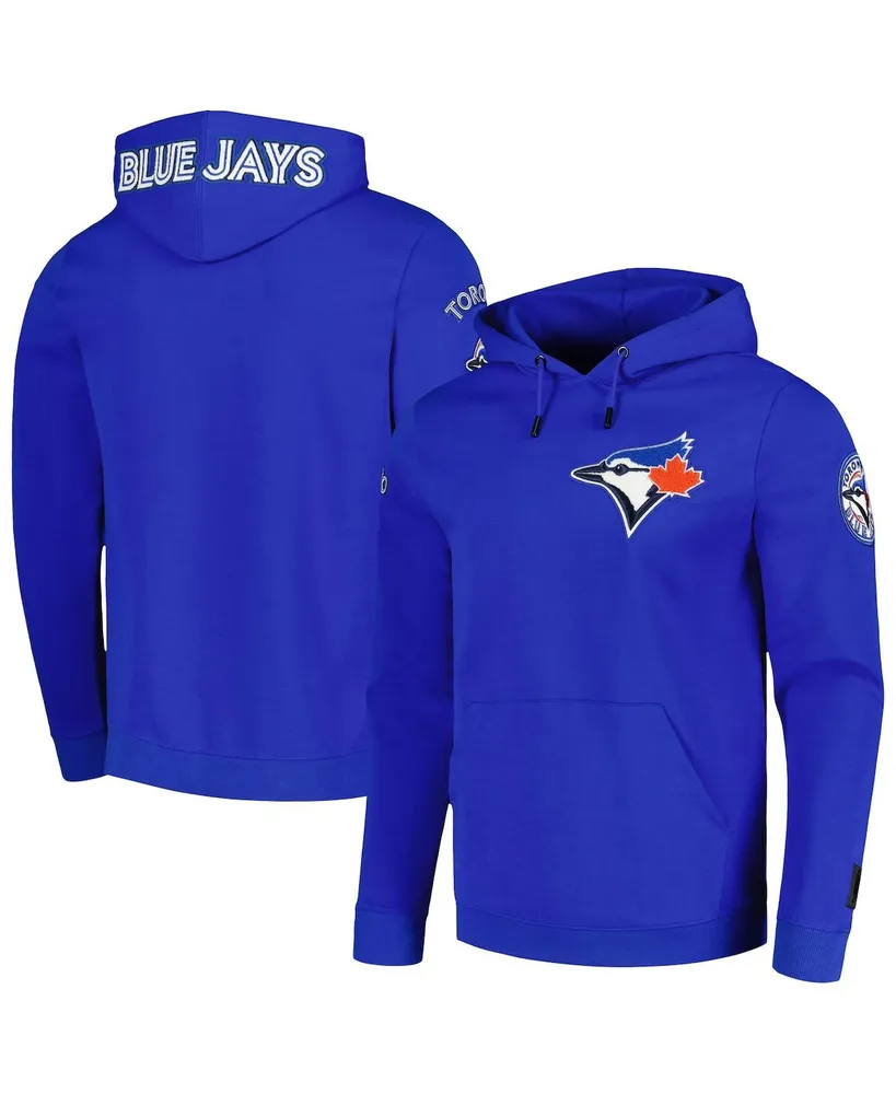 Men's Toronto Blue Jays Nike Royal Springer Short Sleeve Pullover Hoodie