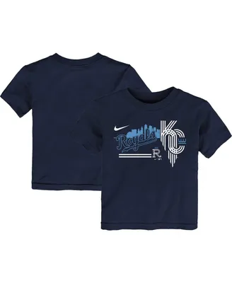 Toddler Boys and Girls Nike Navy Kansas City Royals City Connect Graphic T-shirt