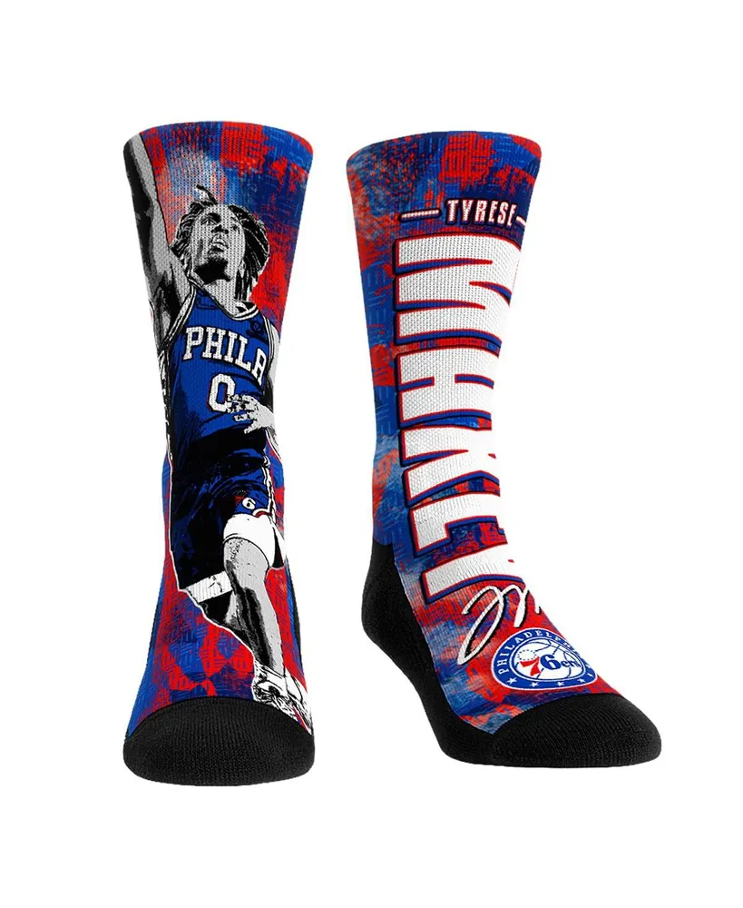 Men's and Women's Rock 'Em Socks Tyrese Maxey Philadelphia 76ers Big Player Crew