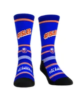 Men's and Women's Rock 'Em Socks New York Islanders Team Slogan Crew Socks