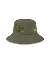 Men's New Era Green Cleveland Guardians 2023 Armed Forces Day Bucket Hat