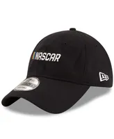 Men's New Era Black Nascar Wordmark Pride 9TWENTY Adjustable Hat