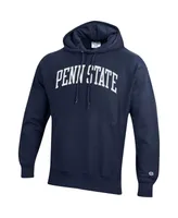 Men's Champion Navy Penn State Nittany Lions Team Arch Reverse Weave Pullover Hoodie