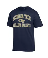 Men's Champion Navy Georgia Tech Yellow Jackets High Motor T-shirt