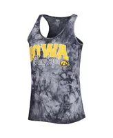 Women's Concepts Sport Charcoal Iowa Hawkeyes Billboard Tie-Dye Tank and Shorts Sleep Set