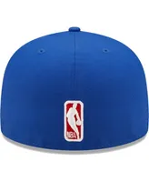 Men's New Era Royal Philadelphia 76ers Fall 22 Identity 59FIFTY Fitted Hat