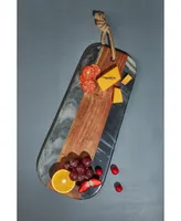 Gauri Kohli Sulguni Marble & Wood Cutting Board