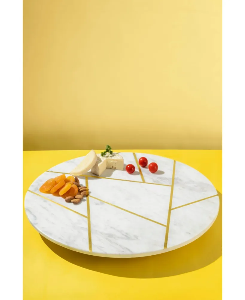 Infinia Marble Lazy Susan - 16"