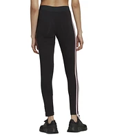 adidas Women's Essentials 3-Stripe Full Length Cotton Leggings